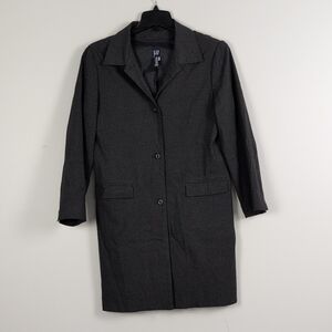 GAP Women's Charcoal Long Blazer